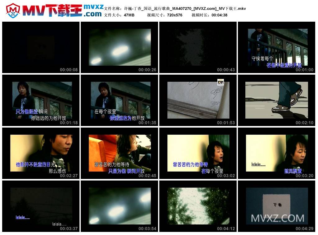 许巍-丁香_国语_流行歌曲_MA407270